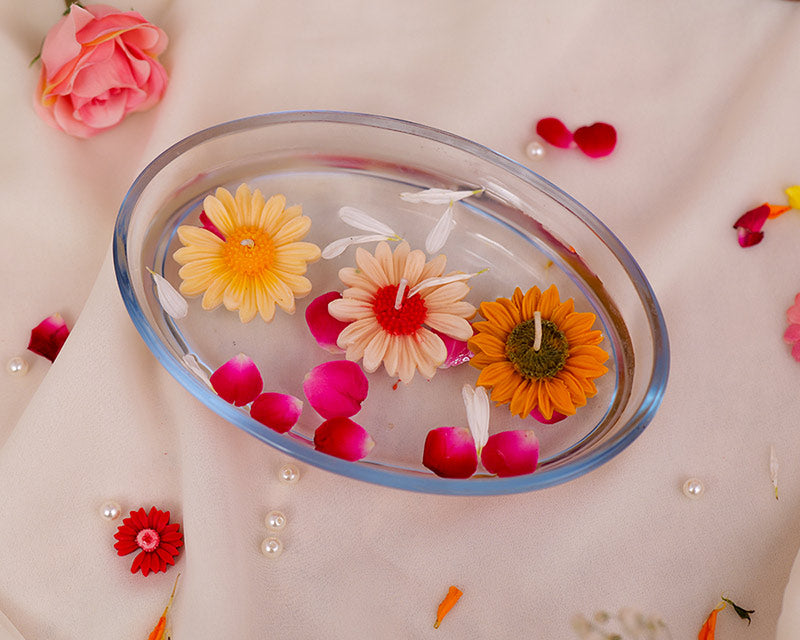 Floating Bloom Candles