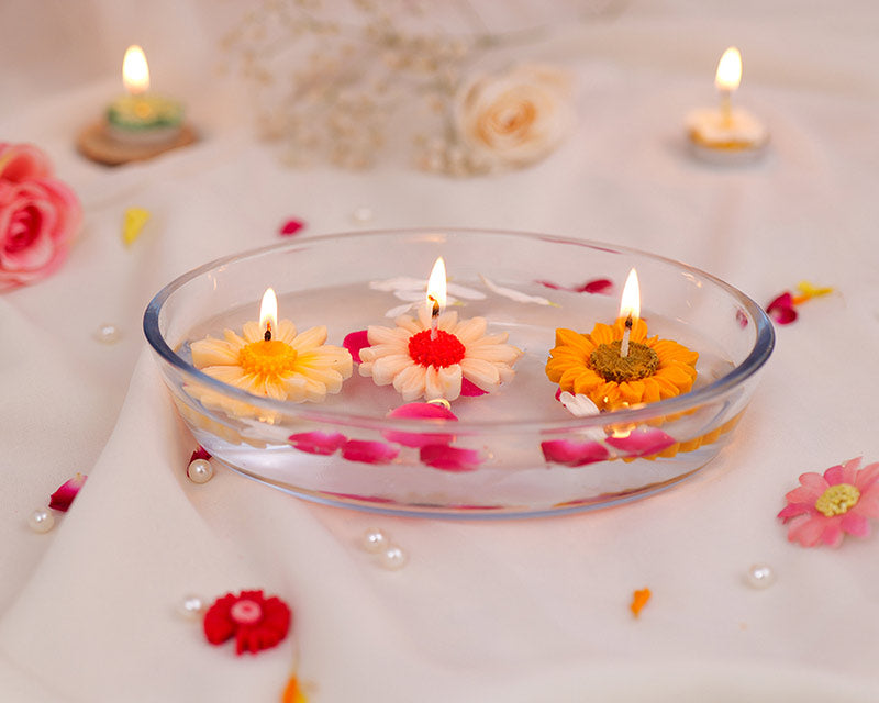 Floating Bloom Candles
