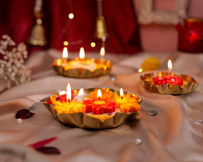 Genda Phool Brass Platter
