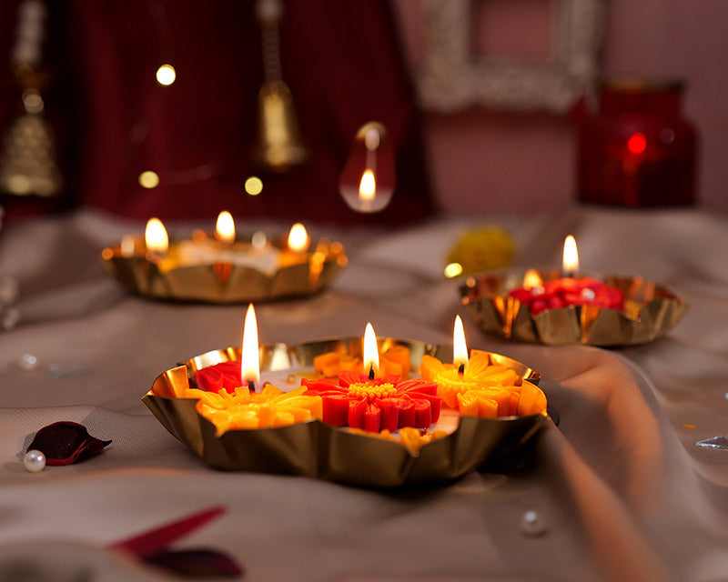 Genda Phool Brass Platter