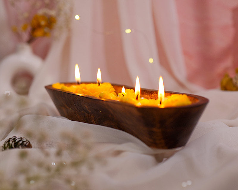 Golden Marigold Dough Bowl