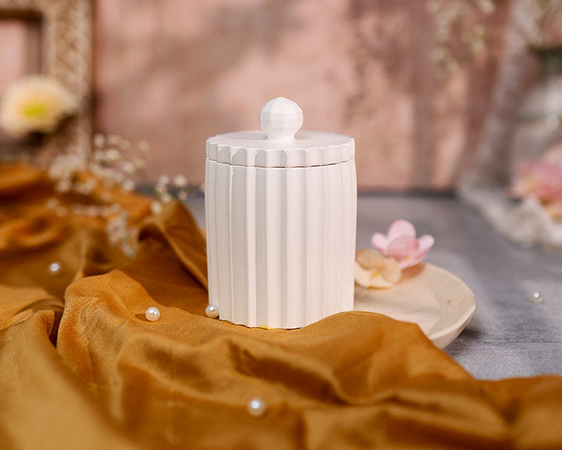 Ivory Column Jar