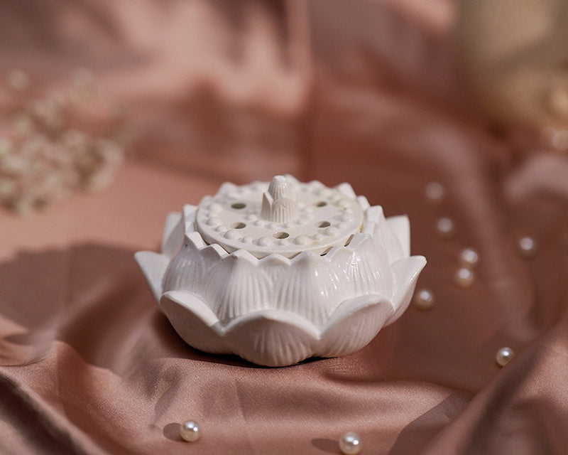 Kamal Lotus Keepsake Jar