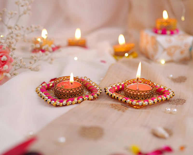 Kundan Diamond Diyas