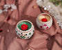 Mosaic Rose Votives