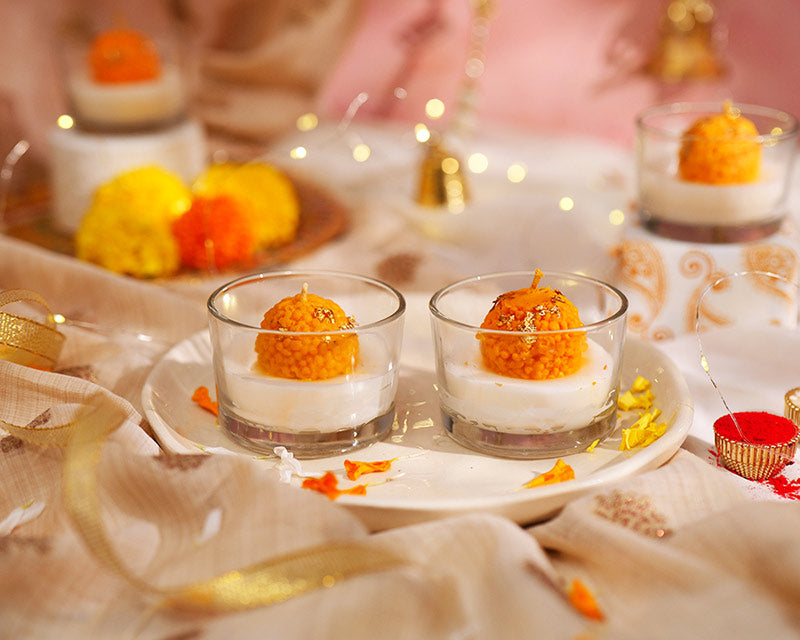 Motichoor Laddoo Candle