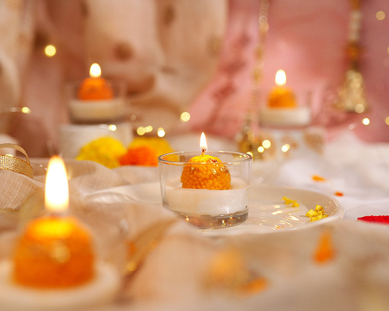 Motichoor Laddoo Candle