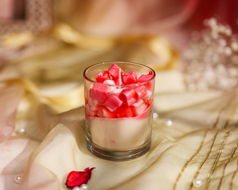 Rose Quartz Petal Glass
