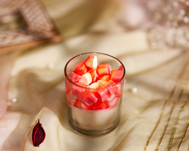 Rose Quartz Petal Glass