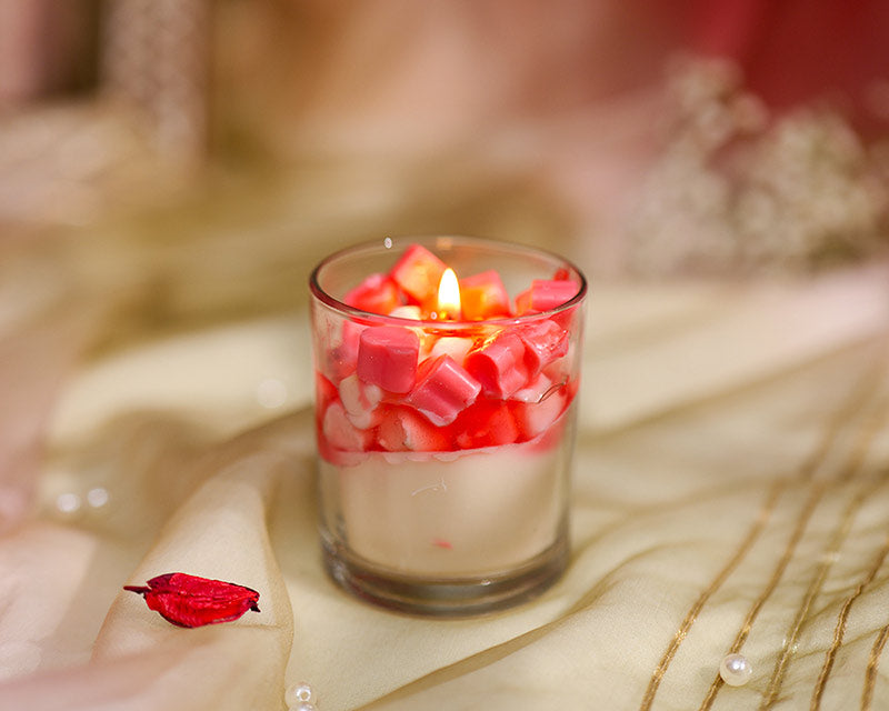 Rose Quartz Petal Glass