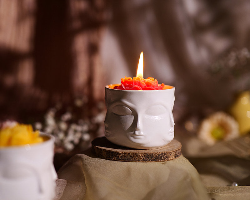 Shanti Face Rose Jar
