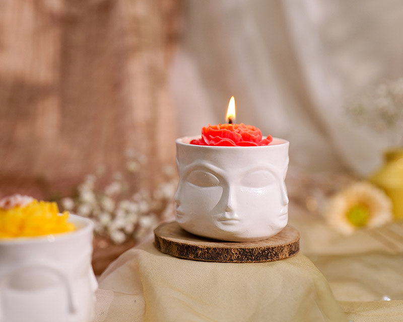 Shanti Face Rose Jar