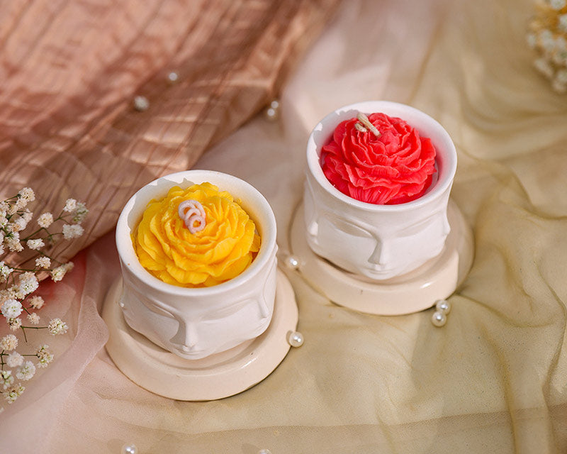 Shanti Face Rose Jar